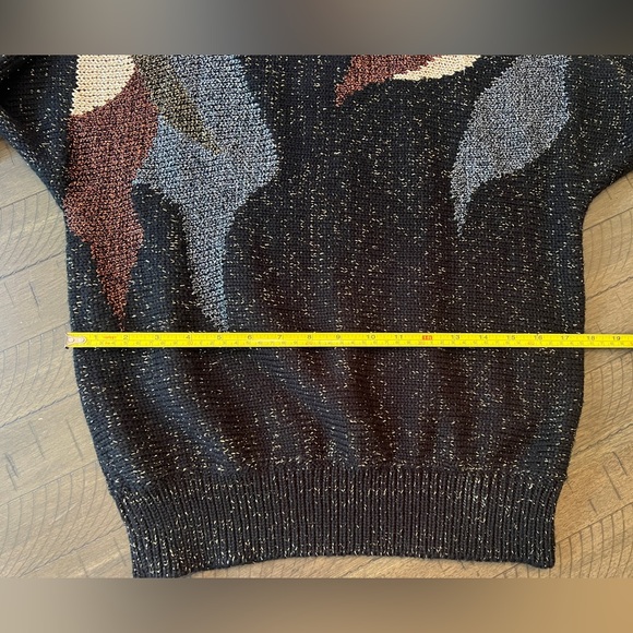 VINTAGE Karen Scott SPARKLY Crew Neck Sweater - Picture 8 of 8